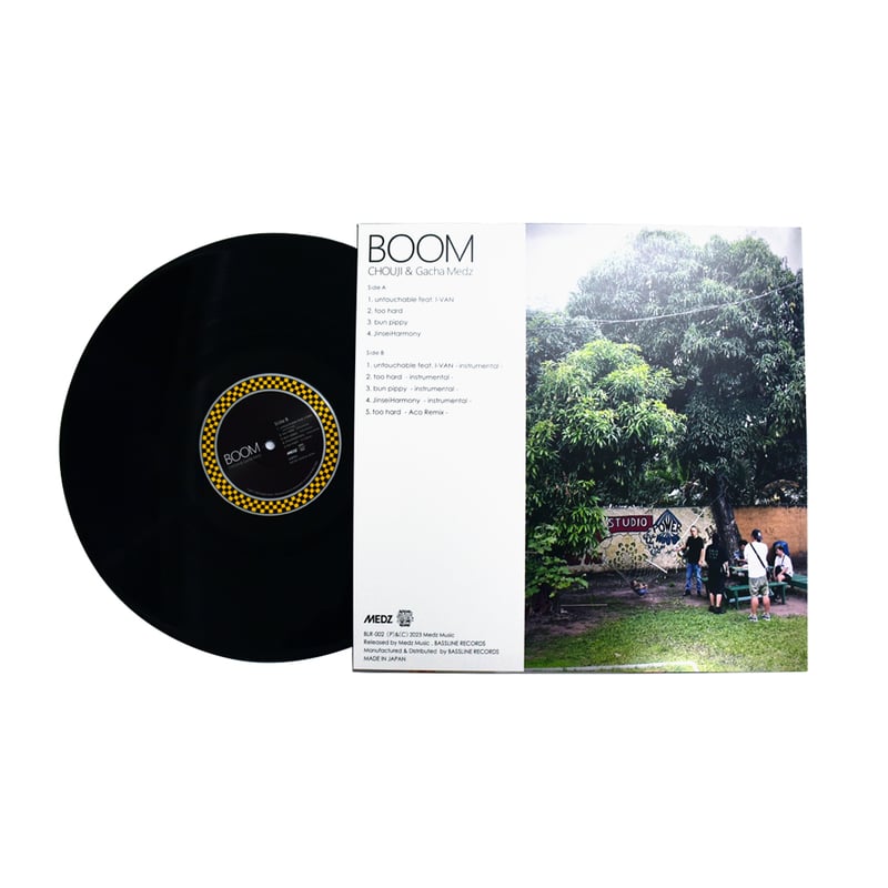 CHOUJI & Gacha Medz BOOM アナログレコード CHOUJI & Gacha MEDZ 「BOOM」 LP | MEDZ SHOP