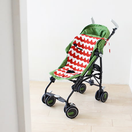 専用ケース付き　ベビーカーシート　おやすみきんぎょ
