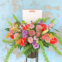 『安くて豪華』スタンド花  1段 【船橋市限定】