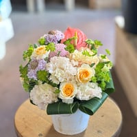 黄色オレンジ系アレンジメント