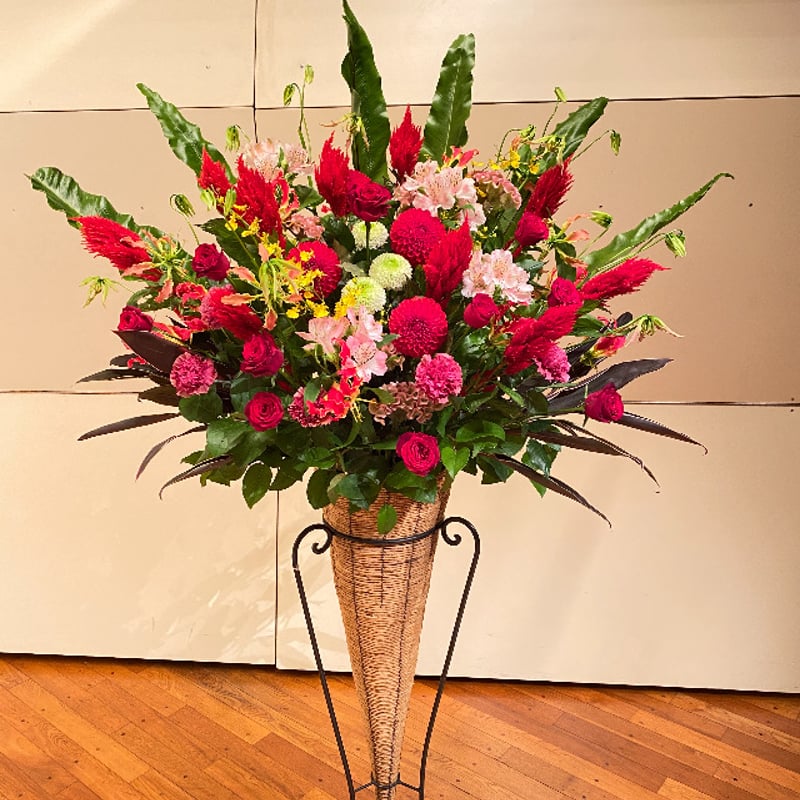 船橋文化ホール』へコンサート用スタンド花！コーン型タイプ | 芽ぶき