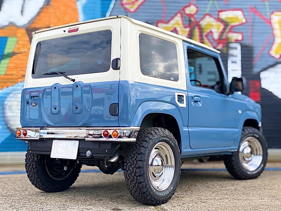 クローム・ザ・ルーツバンパーセット【メッキ加工&塗装済/DAMD JIMYN