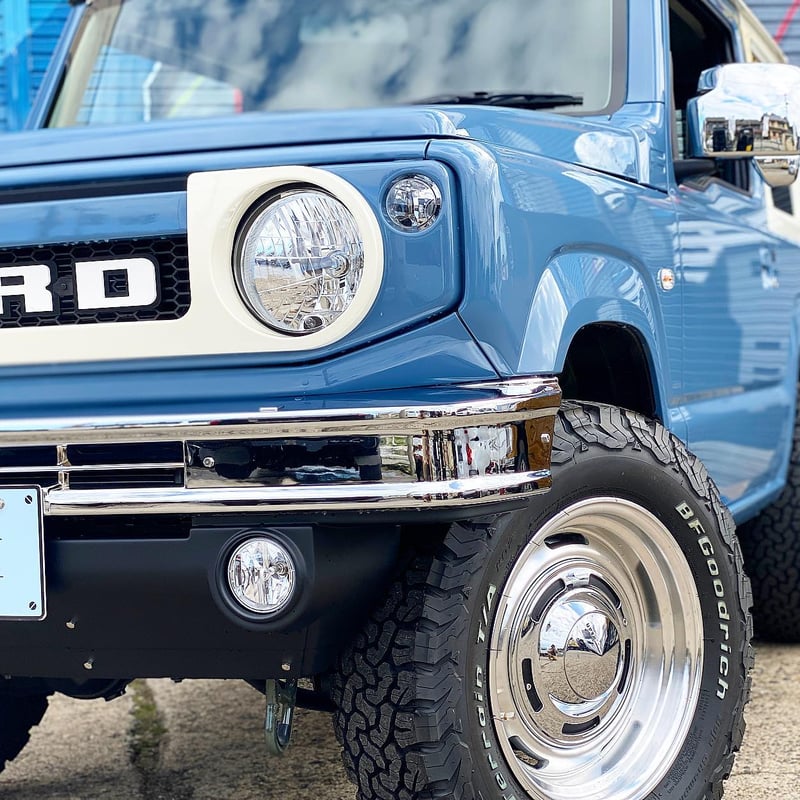 クローム・ザ・ルーツバンパーセット【メッキ加工&塗装済/DAMD JIMYN