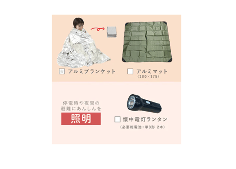 【メディアで話題】防災リュック３日間避難1人用【 BMH-1 ブラック】
