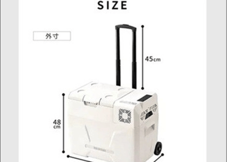 ポータブル冷蔵冷凍庫40L IPD-4B-W ホワイト
