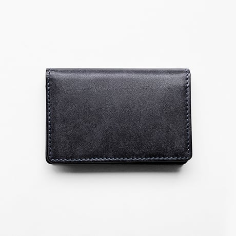 FIND CARD CASE ANTIQUE SHADE LEATHER CUSTOM GREY