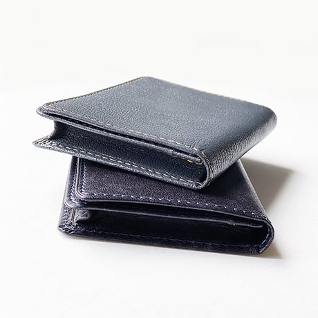 FIND CARD CASE ANTIQUE SHADE LEATHER CUSTOM GREY