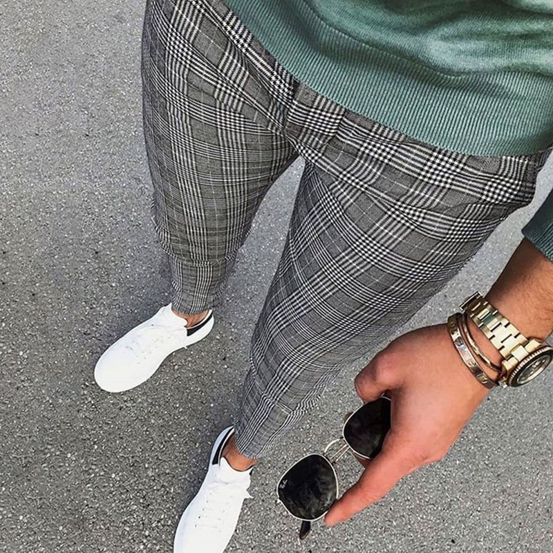 有名人多数愛用】-MELVIL- グレーチノ・フィットパンツ【人気No.1