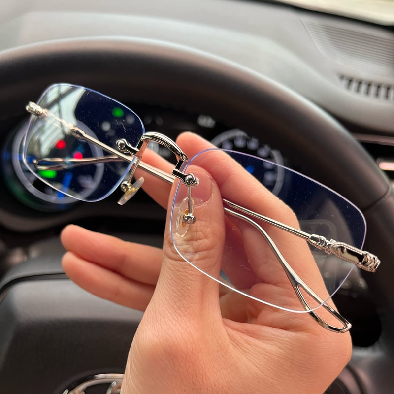 📍【送料無料】 -SAINT- リムレス メガネ | BlackList