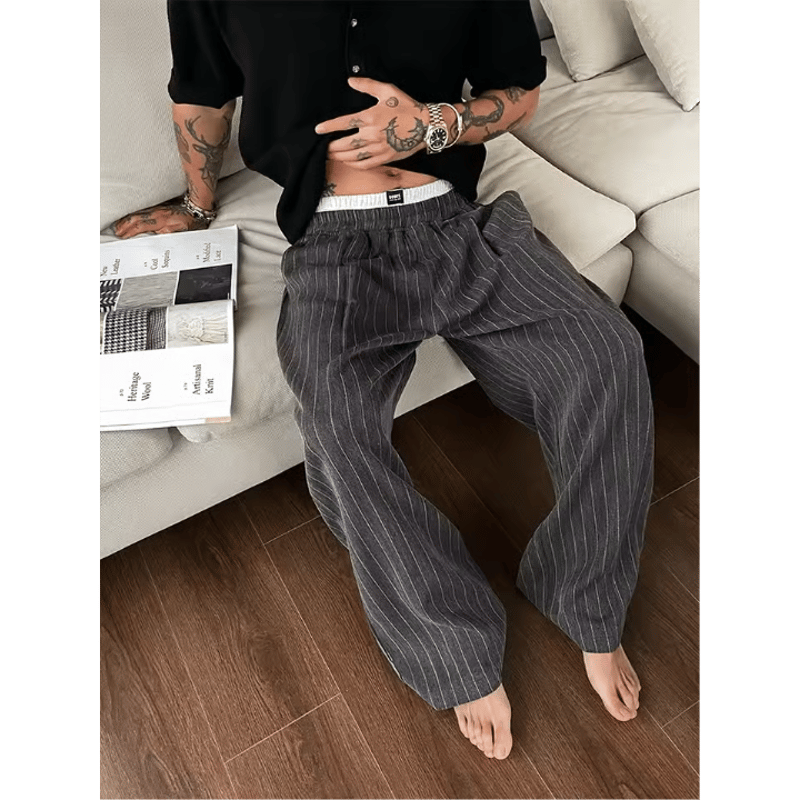 人気】-OXR- ストレート・ルーズフィットパンツ [2 ver.] | BlackList