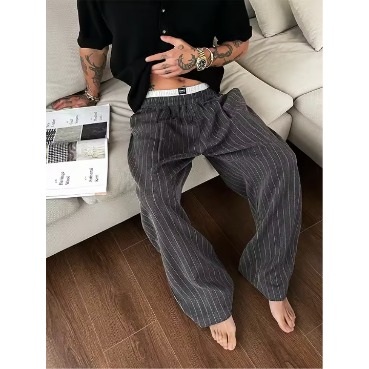 BANDEL ブラック ストレートパンツ BANDEL ブラック ストレートパンツ BANDEL ブラック ストレート