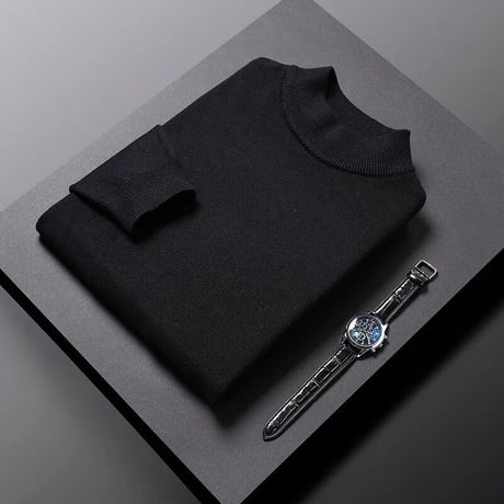 【今月発売】-AUSTIN- ライト・タートルネックニット [5 ver.]