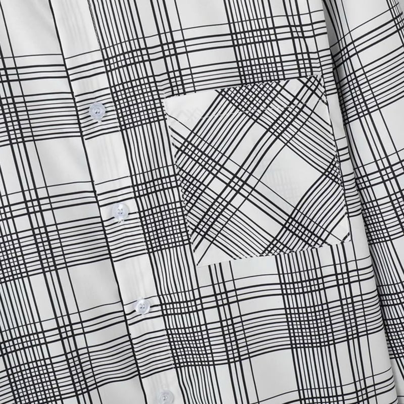 ⏰【最終セール】-SAKEN- ライト・ストライプシャツ [2 ver