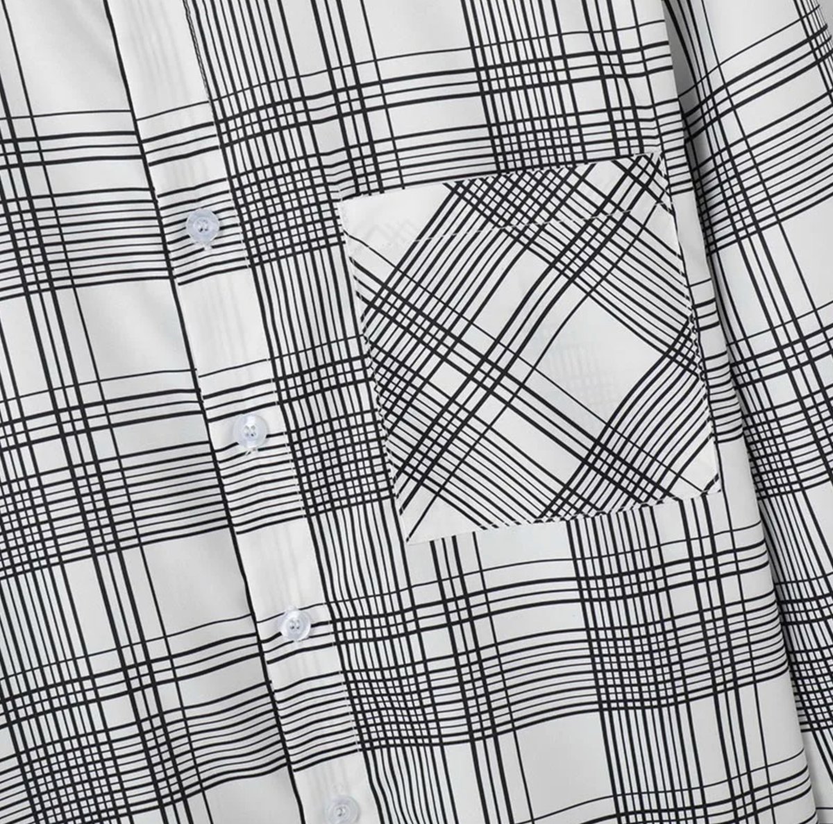 ⏰【最終セール】-SAKEN- ライト・ストライプシャツ [2 ver