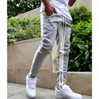 【人気】-LEON- ジョガーパンツ [グレー]