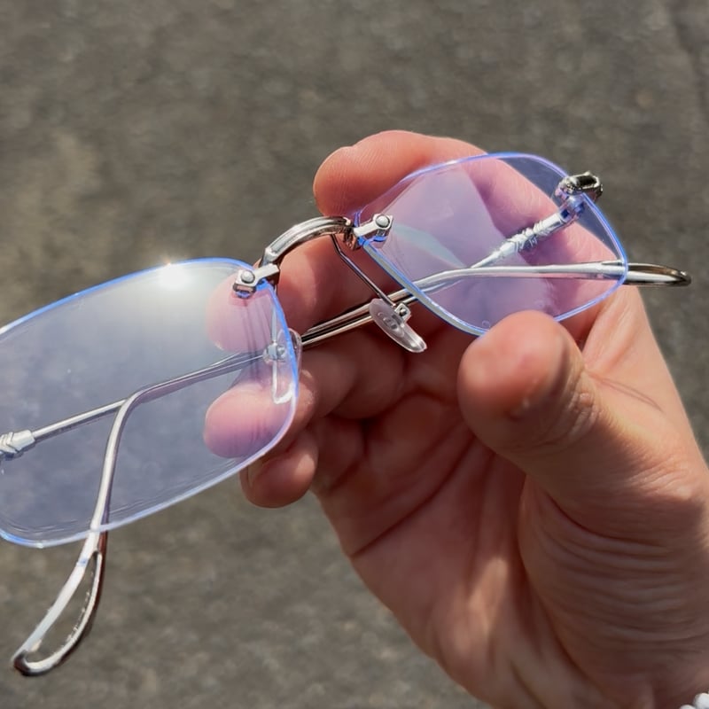 📍【送料無料】 -SAINT- リムレス メガネ | BlackList