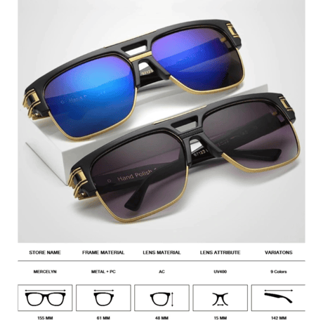 【新カラー追加】 -MARVIN-   Classic Luxury サングラス