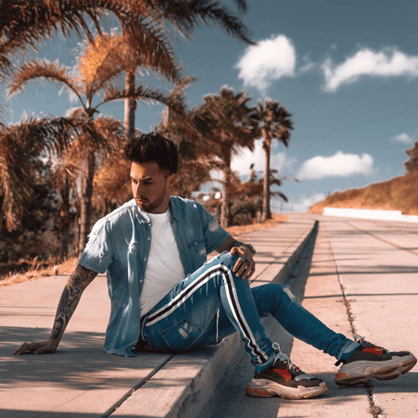 -IBIZA- ターコイズ・デニム