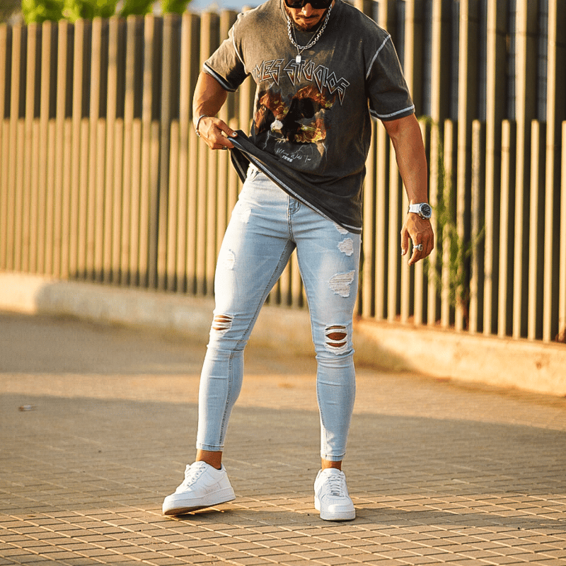 のさか　ストレッチウォーカー　セレス　ダメージデニム ストレッチウォーカー】新感覚ウォーキングシューズ｜靴のNOSAKA