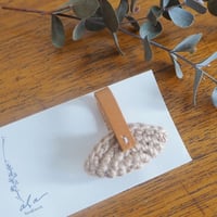 brooch：ジュートバッグ（asa）