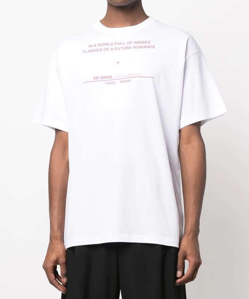 RAF SIMONS】ラフシモンズ / Tour Date Tシャツ WHT/白 | S.O