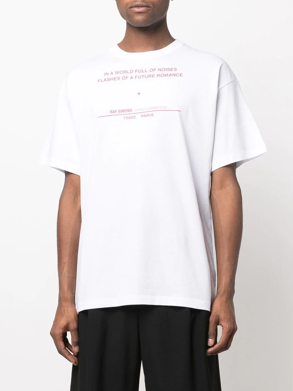 RAF SIMONS ラフシモンズ Tシャツ・カットソー 白 2103725Y0032 RAF SIMONS Tシャツ・カットソー メンズ ラフシモンズ 中古 古着