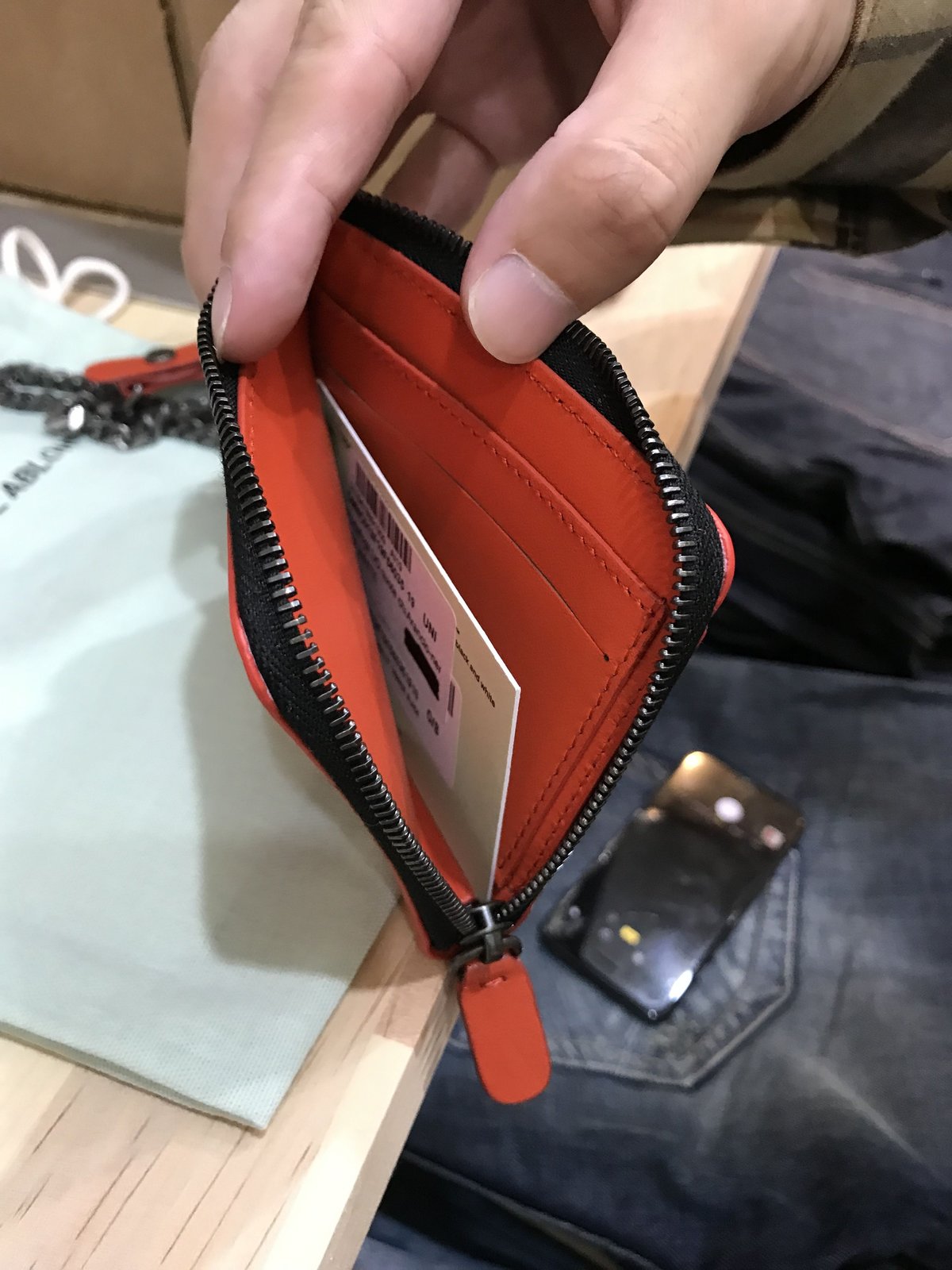 OFF-WHITE c/o VIRGIL ABLOH Leather Wallet (ORG) OFF-WHITE c/o VIRGIL ABLOH Leather Wallet (ORG)