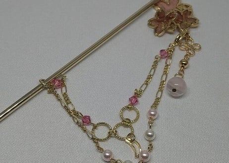 ゆらり桜・花あかり3wayかんざし
