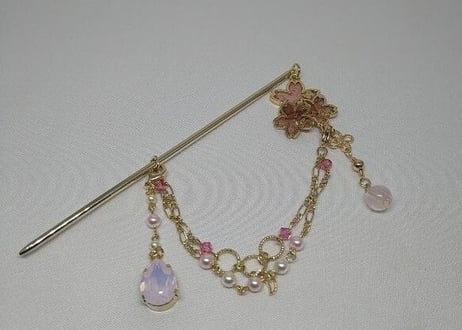 ゆらり桜・花あかり3wayかんざし