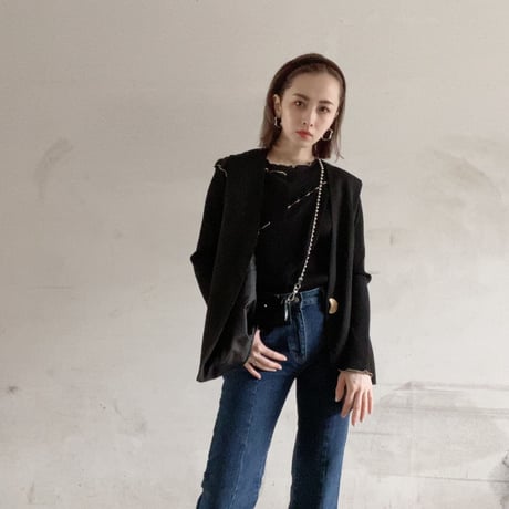 【i∀ri 】Side pleats gilet