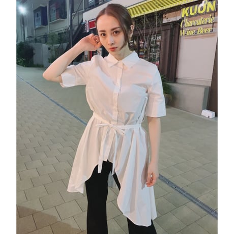 【i∀ri 】2way dress shirt