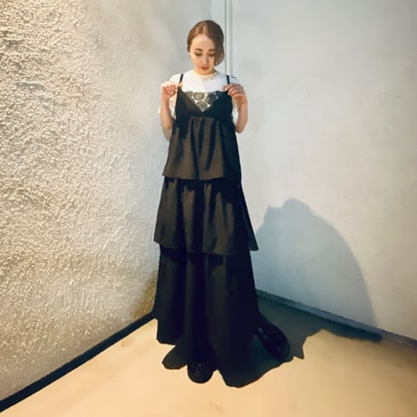 【i∀ri 】Frill Camisole dress