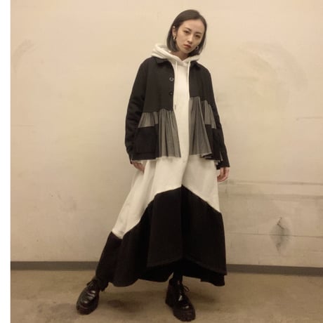 【i∀ri 】See-through layered shirt