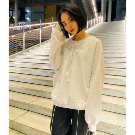 【i∀ri 】Balloon sleeve sweat