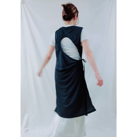 【i∀ri 】Layered gray one-piece