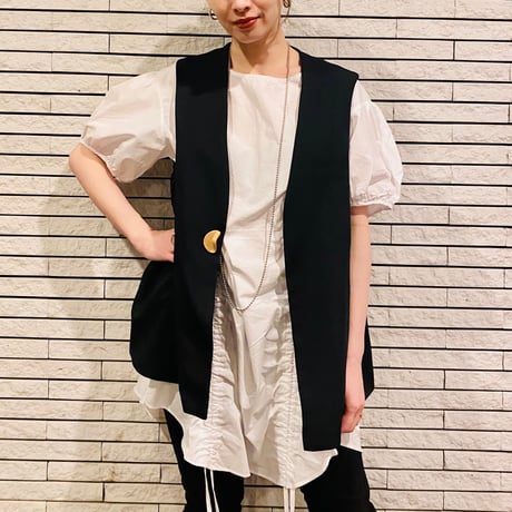 【i∀ri 】Side pleats gilet
