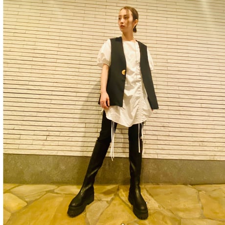 【i∀ri 】Side pleats gilet