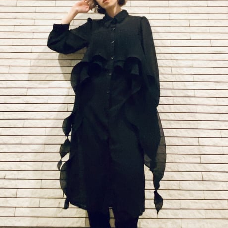 【i∀ri】Sheer long dress