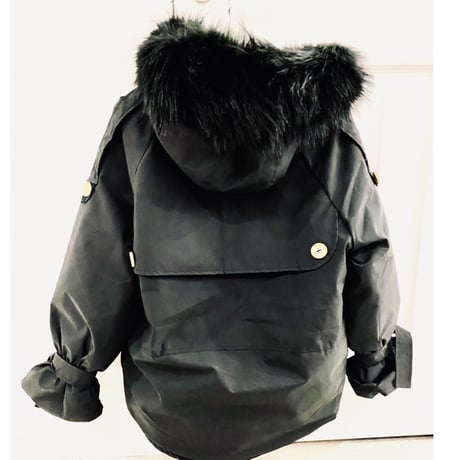 【i∀ri 】Mat black downcoat