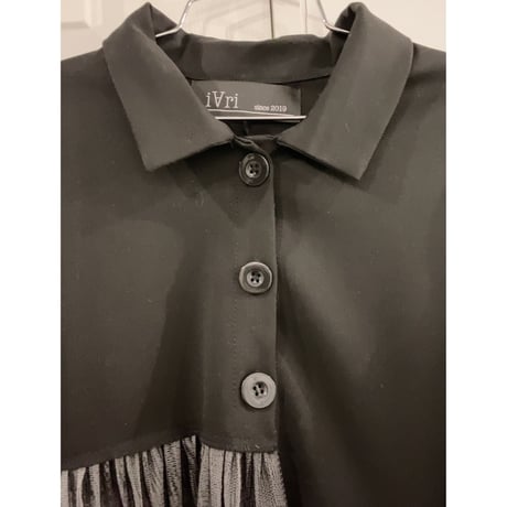 【i∀ri 】See-through layered shirt