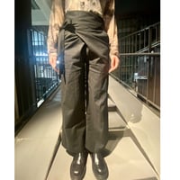 Linen high waist pants