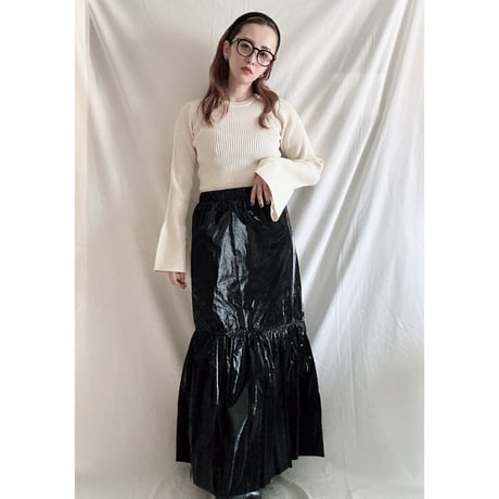 rib flare sleeve tops