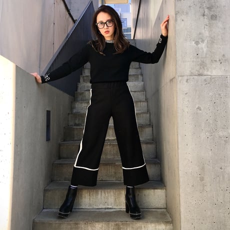 【i∀ri 】Sideline easy pants