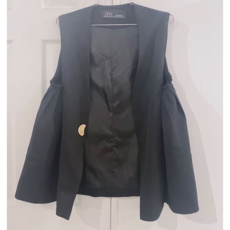 【i∀ri 】Side pleats gilet
