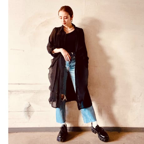 【i∀ri】Sheer long dress