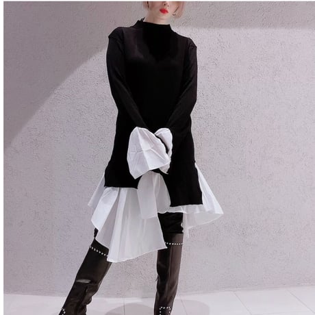 【i∀ri 】Asymmetry layered one-piece
