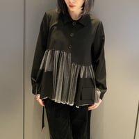 【i∀ri 】See-through layered shirt