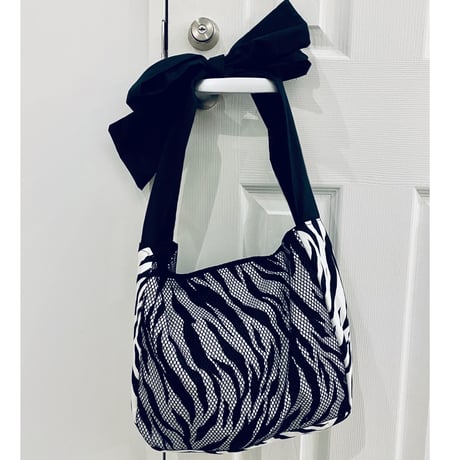 【i∀ri 】Zebra mesh cover bag