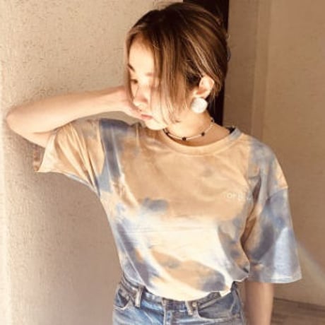 【i∀ri 】SKY-SAND TIEDYE TEE