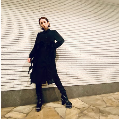 【i∀ri】Sheer long dress